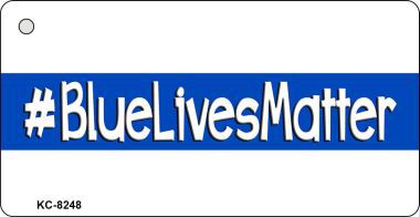 KC-8248 Blue Lives Matter Novelty Key Chain