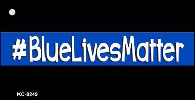 KC-8249 No. BlueLivesMatter Novelty Key Chain