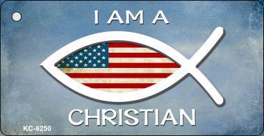KC-8250 I Am A Christian Novelty Key Chain