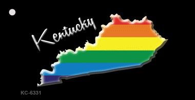 KC-6331 Kentucky Rainbow State Novelty Key Chain