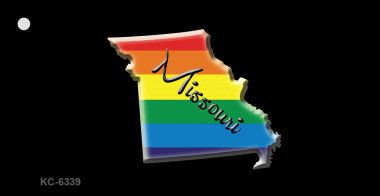 KC-6339 Missouri Rainbow State Novelty Key Chain