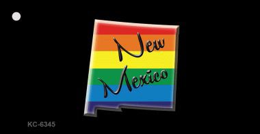 KC-6345 New Mexico Rainbow State Novelty Key Chain