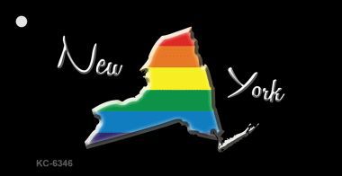 KC-6346 New York Rainbow State Novelty Key Chain