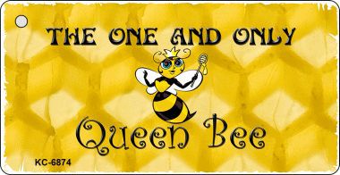 KC-6874 Queen Bee Yellow Novelty Key Chain