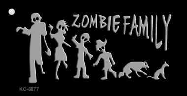 KC-6877 Zombie Family Novelty Key Chain