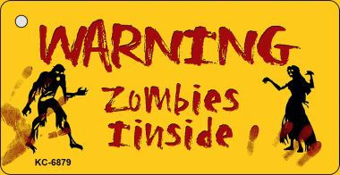 KC-6879 Zombies Inside Novelty Key Chain
