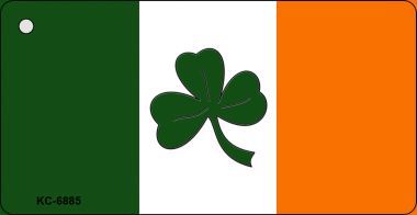 KC-6885 Irish Flag Novelty Key Chain