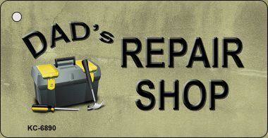 KC-6890 Dads Repair Shop Novelty Key Chain