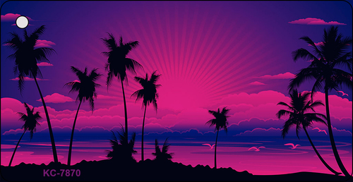 KC-7870 Sunset Purple Novelty Key Chain