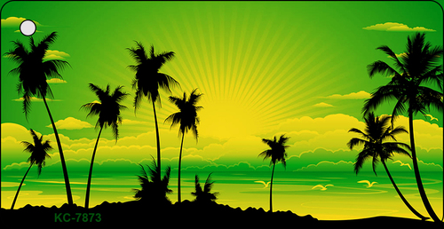 KC-7873 Sunset Green Novelty Key Chain