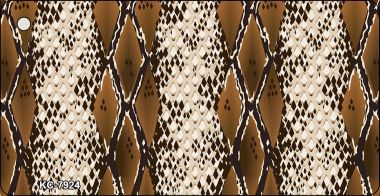 KC-7924 Snake Print Background Novelty Key Chain
