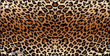 KC-7926 Cheetah Print Background Novelty Key Chain