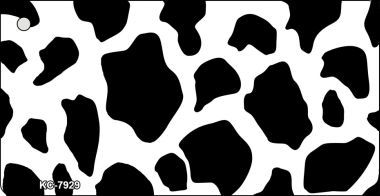 KC-7929 Cow Print Background Novelty Key Chain
