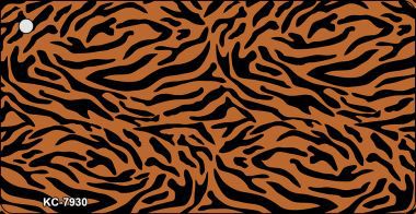 KC-7930 Tiger Print Background Novelty Key Chain