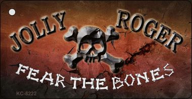 KC-8222 Fear The Bones Novelty Key Chain