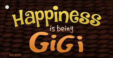 KC-8297 Happiness Is Being Gigi Novelty Key Chain