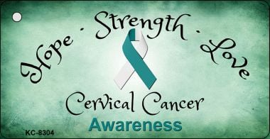 KC-8304 Cervical Cancer Novelty Metal Key Chain