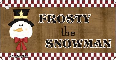 KC-XMAS-20 Frosty Novelty Key Chain