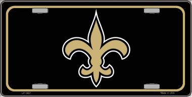 LP-1437 Fleur de lis Metal Novelty License Plate