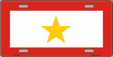 Picture of Smart Blonde LP-1451 Gold Star Mother One Metal Novelty License Plate