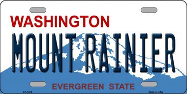 LP-1478 Mount Rainer Washington Novelty Metal License Plate