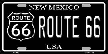 LP-1482 Route 66 New Mexico Metal Novelty License Plate