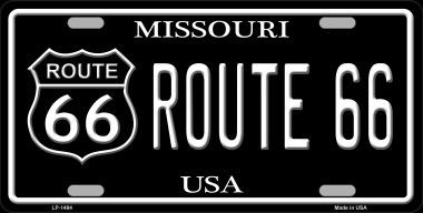 Picture of Smart Blonde LP-1484 Route 66 Missouri Metal Novelty License Plate
