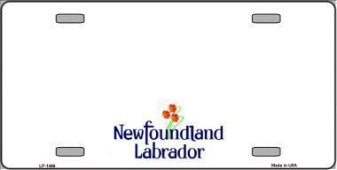 LP-1499 Newfoundland Novelty Background Metal License Plate