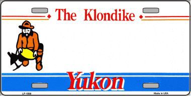 LP-1500 Yukon Novelty Background Metal License Plate