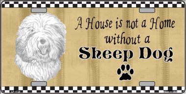 LP-1724 Pencil Sketch Sheep Metal Novelty License Plate