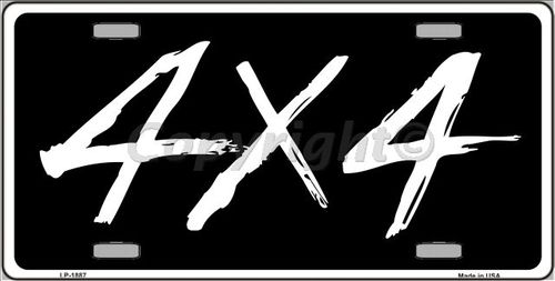 LP-1887 4x4 Metal Novelty License Plate