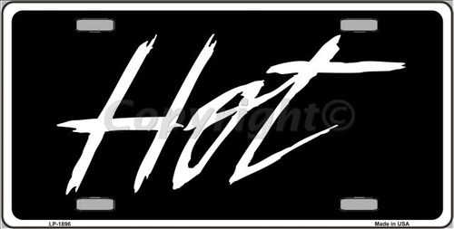 LP-1896 Hot Metal Novelty License Plate