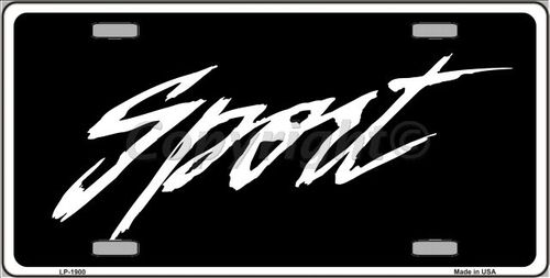 LP-1900 Sport Metal Novelty License Plate