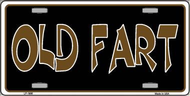 LP-1906 Old Fart Metal Novelty License Plate