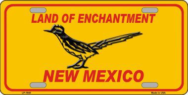 LP-1940 Road Runner New Mexico Novelty Metal License Plate