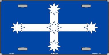 LP-2497 Eureka Flag Metal Novelty License Plate