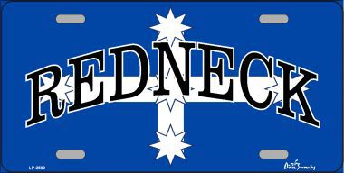 LP-2500 Redneck Eureka Metal Novelty License Plate