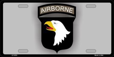 LP-2553 Airborne Eagle Metal Novelty License Plate