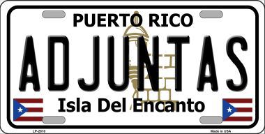 LP-2810 Adjuntas Metal Novelty License Plate