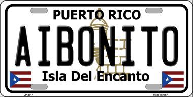 Picture of Smart Blonde LP-2814 Aibonito Puerto Rico Metal Novelty License Plate