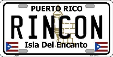 Picture of Smart Blonde LP-2869 Rincon Puerto Rico Metal Novelty License Plate