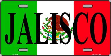 LP-3429 Jalisco Mexico Metal Novelty License Plate