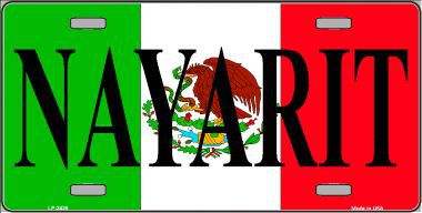 LP-3438 Nayarit Metal Novelty License Plate