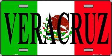 Picture of Smart Blonde LP-3439 Veracruz Metal Novelty License Plate
