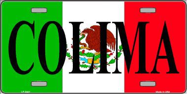 LP-3441 Colima Metal Novelty License Plate