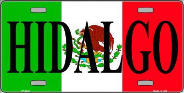 LP-3442 Hidalgo Metal Novelty License Plate