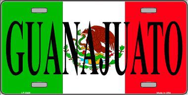 Guanajuato Mexico Metal Novelty License Plate