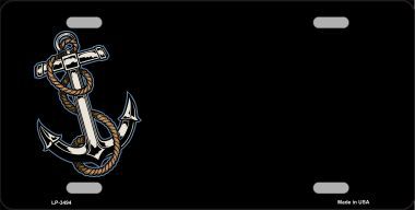 LP-3494 Anchor Offset Metal Novelty License Plate