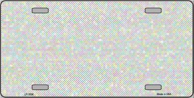 LP-3536 Fish Scale Background Metal Novelty License Plate