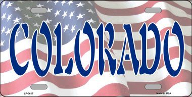 LP-3617 Colorado Metal Novelty License Plate